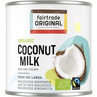 Fairtrade Bio Organic Kokosmelk - 270 ml