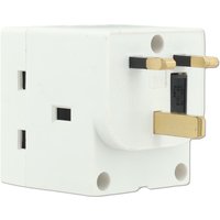 Morrisons 3 WAY ADAPTOR PLUG
