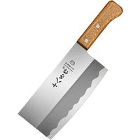 SHI BA ZI ZUO Single Handle Stainless Steel Household Kitchen Chopping Knife 280mm