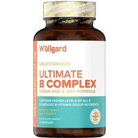 Wellgard Vitamin B Complex Ultimate Vegan Energy Support Formula Capsules - 90 Capsules