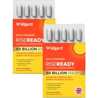 Wellgard Rise Ready Energy Support Vegan Capsules - 30 Capsules (2 Packs)