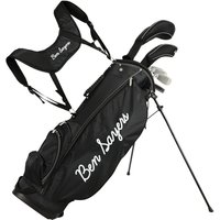 Ben Sayers Golf Club Set & Stand Bag Set with 6 x Clubs M8 Graphite Shafts Black/Grey