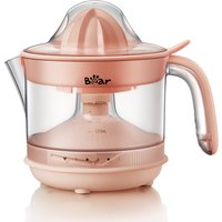 Bear CZJ-A04B1 Citruspers, Draagbare Citruspers voor thuis, Sappres met pulpseparatie, 5 instelbare pulpstanden, 110 mm grote vulopening, Citroen- & Sinaasappelpers