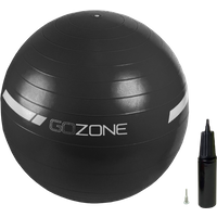Capelli Sport 75cm Stability Ball, Anti-Burst Yoga Exercise Ball for Fitness, Balance, Core Workouts, Pregnancy Support, Physical Therapy, Office Chair Use, 3.5lb Weighted Option