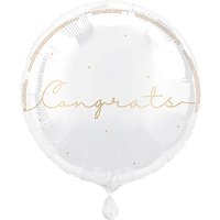 Unique Party Congrats Foil Balloon, 45cm