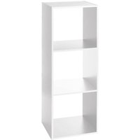 5five Modulaire Bamboe Opbergplank - Wit, 100,5 x 34,5 x 32 cm