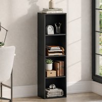 Vida Designs Oxford 4 Tier Cube Bookcase, Black