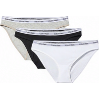 Calvin Klein - 3 Pack Slip Bikini - Icon Logo - Zwart, Grijs, Wit 2XL