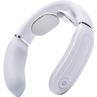SKG 4356E-Nekmassager-Wit-Smart Verlichting van nekpijn Cervicale Schoudermassager Cadeau voor geliefde