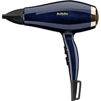Babyliss Black Onyx haardroger - 2200 W vermogen - Opvouwbaar ontwerp - Inclusief diffuser en concentrator accessoires