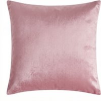 Deconovo Nederlandse Velvet sierkussenhoes roze 45 x 45 cm 1 stuk