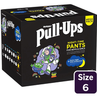 Huggies Pull Up Unisex Night Time - Size 6 - 32 Pack