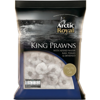Arctic Royal King Prawns Raw Peeled & Deveined IQF 26/30 1kg (700g Net)
