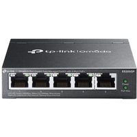 TP-Link Omada ES205GP Managed Gigabit Ethernet (10/100/1000) Power over Ethernet (PoE) Zwart
