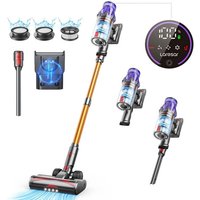 Laresar V7 Cordless Vacuum Cleaner, Lightweight Handheld Vacuum, 50KPa 500W Powerful Stick Vacuum, Touch Screen, 60 Min Runtime, 3-Speed Adjustment, for Hardhood Floor/Carpet
