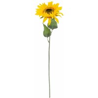 Candlelight Artificial Sunflower Stem Yellow 70cm