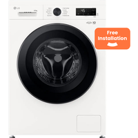 LG W4X1095NWK 9kg/5kg Washer Dryer, White, Direct Drive™, A / E Rated