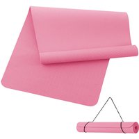 Miss Lulu Good Nite Yogamat Groot Extra-Groot 190 x 100 x 0,6 cm Antislip TPE Gymnastiekmat Sportmat Fitnessmat Trainingsmat Pilatesmat voor Yoga, Pilates en Work-outs (Roze)