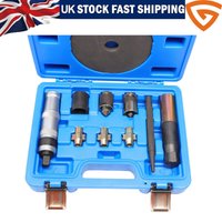GEARZAAR Wheel Nut Removal Set 1/2" Anti-Theft 10pcs Universal Nut Remover Kit Nut Set