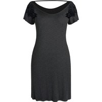 IZURIA round-neck dark grey short sleeved nightgown M