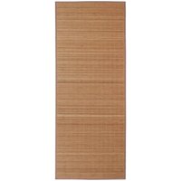 VidaXL Bamboe Rechthoekig Tapijt - 120 x 180 cm, Bruin