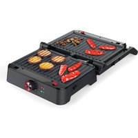 Princess Contact grill:Detachable plates - Can be opened 180º