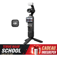 DJI Osmo Pocket 4 Creator Combo, Pocket Gimbal Vlogcamera, 1″ CMOS & 4K/240 fps, 3-assige stabilisatie, 2x verliesvrije zoom, 14-stop dynamisch bereik, 107 GB ingebouwde opslag, handgreep met 1/4″-schroefdraad