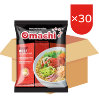 Omachi - instant noedels met rundvleessmaak 30 x 79 g (Doos)