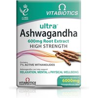 Vitabiotics Ultra Ashwagandha Stress Support Tablets - 30 Tablets