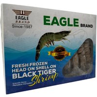 【Barbecue】Eagle Black Tiger Prawns 1kg (600g Net) Head-On Shell-On 16-20 per kg