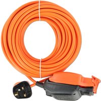 Morrisons 13 AMP 1 GANG EXTENSION LEAD WITH CABLE TIDY 15M