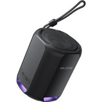 Mlove P1 Draagbare Bluetooth-luidspreker, Bluetooth 5.3, RGB-verlichting, Compacte Hoge-Kwaliteits Geluidskwaliteit, TWS-verbinding - Zwart