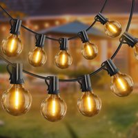 Vivreal G40 Decorative String Lights – 20M (66 ft) 23 Shatterproof Bulbs, Dimmable & Connectable Outdoor Fairy Lights, New Year Sale , Top gift picks