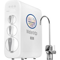 Waterdrop G3P600 Reverse Osmosis System, 600 GPD, 8000 Litres, Descaling System, RO System Under the Sink, Reduces TDS, 2:1 Pure for Drain, Intelligent LED Tap