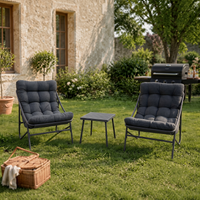 terrabeta tuinmeubelen stalen tuinbankstel met 2 stoelen en 1 tafel