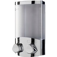 Croydex Wall Mounted Soap Dispenser Duo - Chrome