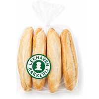 Lekhaven Bakkerij Naturel Rustiek Baguette 4 x 135 g