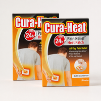 Cura Heat Pain Relief Heat Pads - 3 Pads (2 Packs)