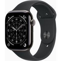Apple Watch Series 11 GPS + Cellular 46 mm, leisteenkleurig titanium