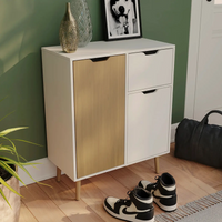 Vida Designs Sideboard 2 Doors 1 Drawer White/Oak Effect