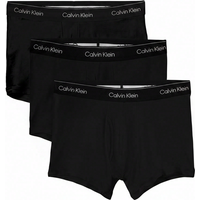 Calvin Klein 3 Pack Trunks - Icon Cotton Stretch - Zwart S