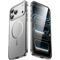 IM-CHENiPhone 17 Pro Case, Alloy Frame, Original Color,MagSafe Magnetic Versionsilver, 1 Piece