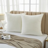 Meeallhome Dust Moisture Sweat Proof pillow 50*75cm*2 White
