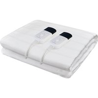 RUIANBAO Non-woven Fabric, Large LED Display, 160 *140CM, Dual Controllers, L+M+H Temperature Settings, 2/4/12H Timer, Machine Washable, Underlay Double Electric Blanket
