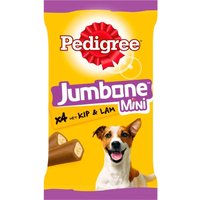 Pedigree Hondensnacks Jumbone Mini Kip & Lam 4 stuks