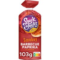Snack A Jacks Barbecue Peper Rijst Wafels - 103 g
