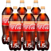 Coca-Cola vanillefrisdrank - 6 x 1,5 L