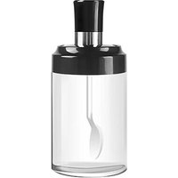 BJ kruidenbox kruidenflessenset zoutpot met lepel kruidenpot kruidenbox keuken-kruidenfles 250 ml 4 stuks