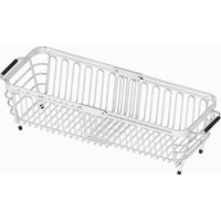 Maxcook In-Sink/Over-Sink Draining Basket, 304 Stainless Steel, Extendable, Medium, for Draining, Straining and Washing Vegetables and Fruits, 29-44*15.5*10.5 cm, MCZW1194, New Year Shopping Festival Deal, Preferred Gift Choice