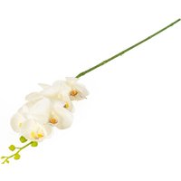 Candlelight Artificial Orchid Flower Stem White 86cm